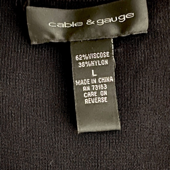 Y2K Cable and Gauge Beaded Scoop Neckline Top - Picture 11 of 12